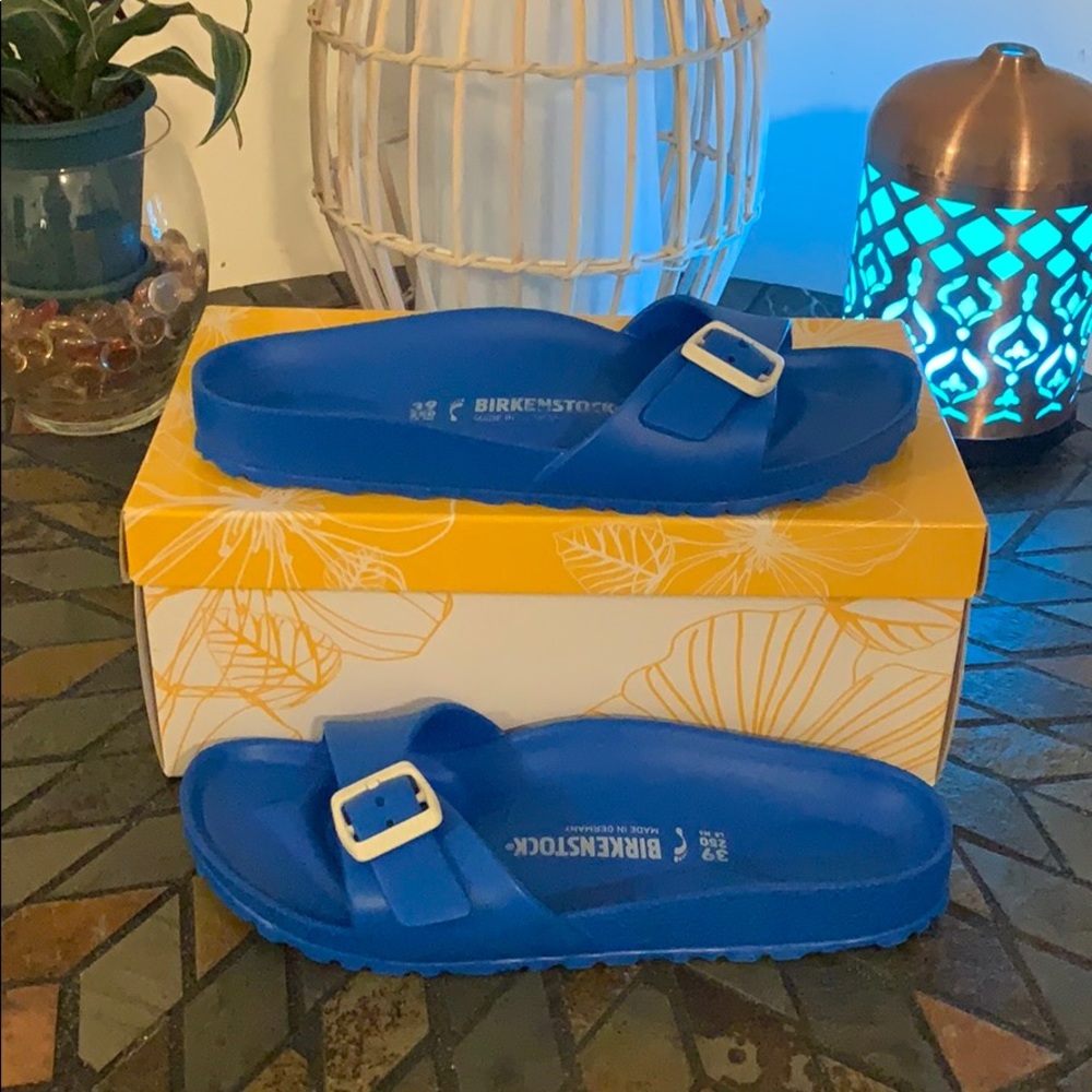 Birkenstock Bright Blue Eva Madrid size 9/39